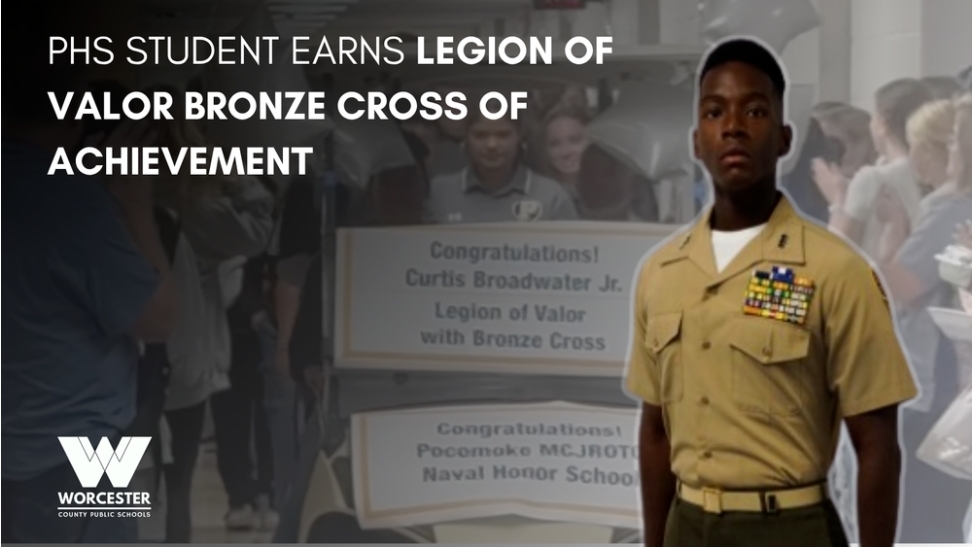 Pocomoke High Cadet Earns National Marine Corps Honor