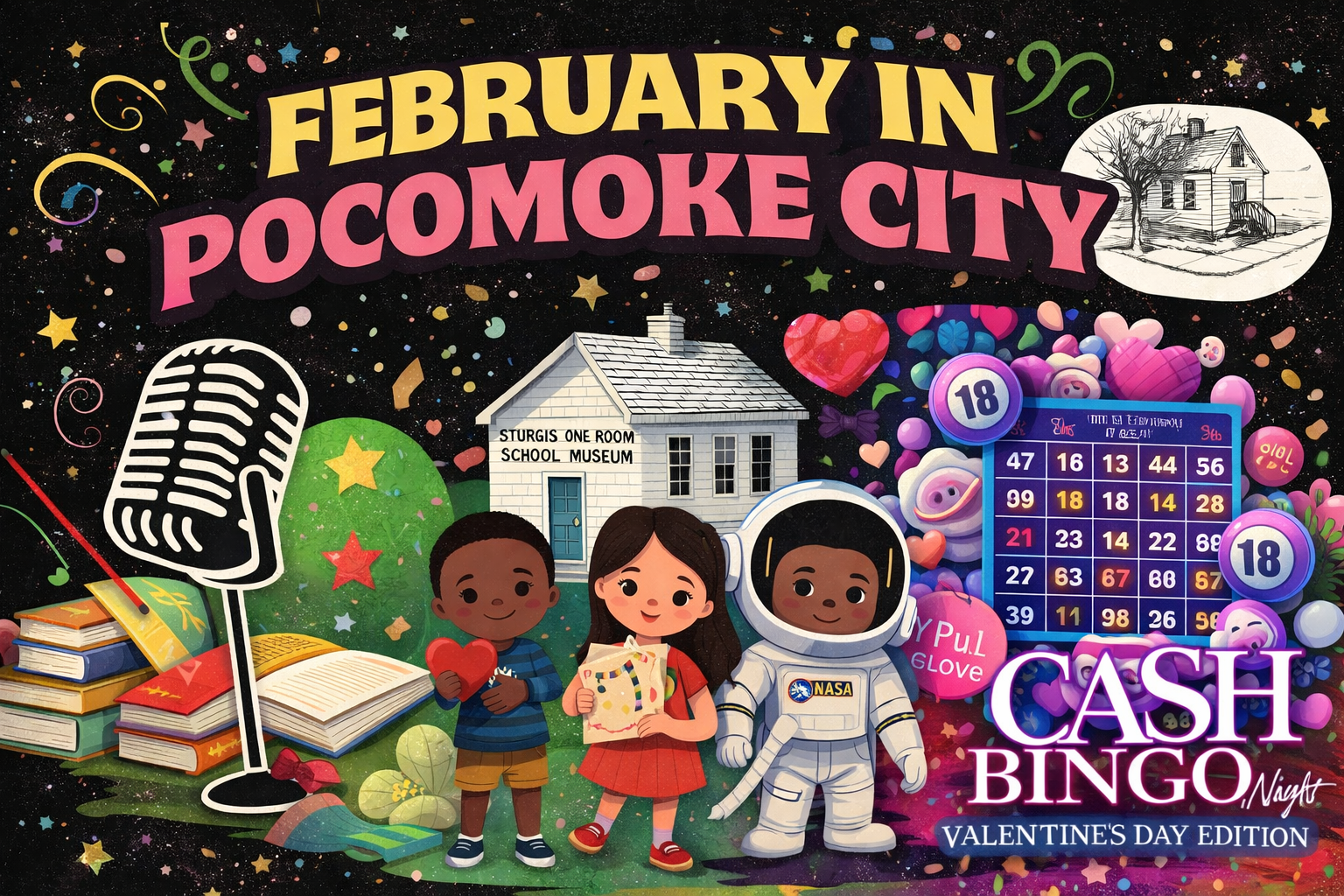 February Brings Black History, Youth Programs, and Valentine’s Events Across Pocomoke